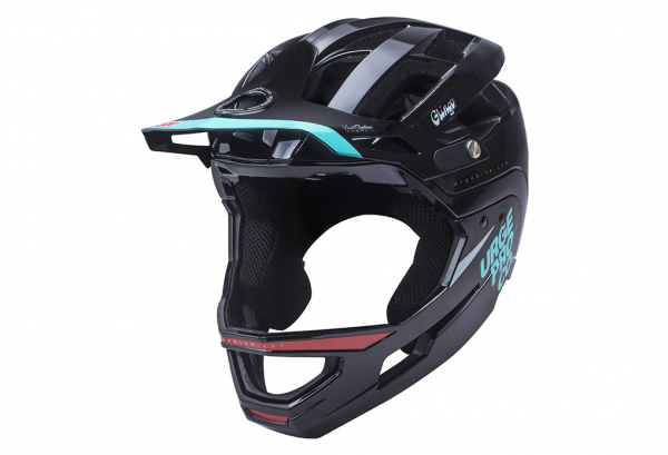 Casco Con Mentonera Extraíble URGE Gringo De La Pampa Negro 7 Casco Con Mentonera Extraíble URGE Gringo De La Pampa Negro - Imagen 5