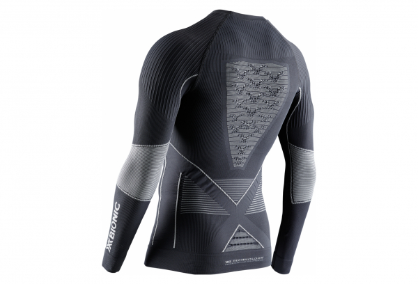 Camiseta De Manga Larga X-Bionic Running Energy Accumulator 4.0 Negro Gris 4 Camiseta De Manga Larga X-Bionic Running Energy Accumulator 4.0 Negro Gris - Imagen 2
