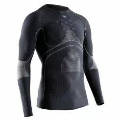 Camiseta De Manga Larga X-Bionic Running Energy Accumulator 4.0 Negro Gris