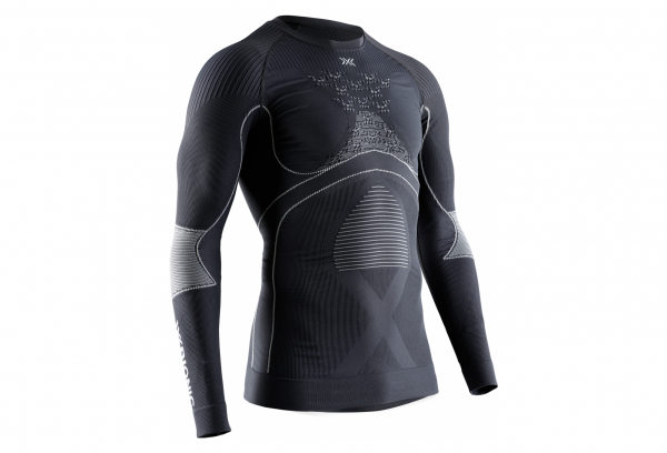 Camiseta De Manga Larga X-Bionic Running Energy Accumulator 4.0 Negro Gris 3 Camiseta De Manga Larga X-Bionic Running Energy Accumulator 4.0 Negro Gris