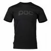 Camiseta Poc Logo Negra Uranio