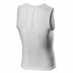 Capa Base Sin Mangas Sin Costuras Castelli Core Blanca -Cascos barato 14819215e5660cf082c09.70203299