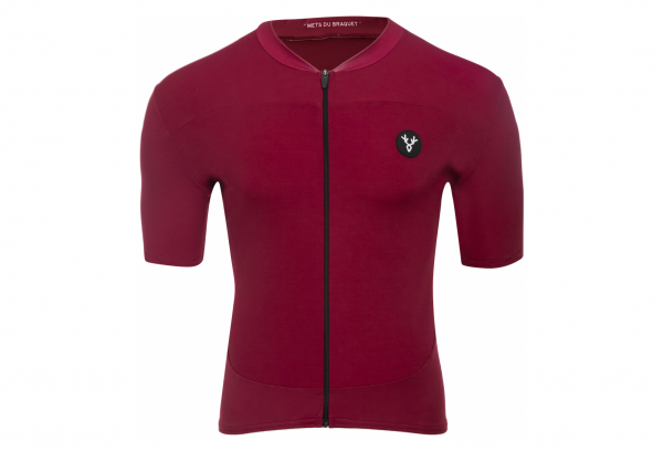 LeBram Allos Maillot De Manga Corta Burdeos Ajuste Ajustado 4 LeBram Allos Maillot De Manga Corta Burdeos Ajuste Ajustado - Imagen 2