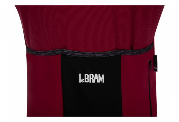 LeBram Allos Maillot De Manga Corta Burdeos Ajuste Ajustado 7 LeBram Allos Maillot De Manga Corta Burdeos Ajuste Ajustado - Imagen 5