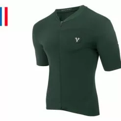 Maillot Mangas Cortas LeBram Allos Agave Verde Slim Fit