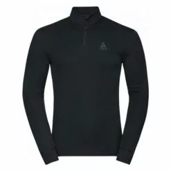 Jersey De Manga Larga 1/2 Cremallera Odlo Active Warm Eco Black