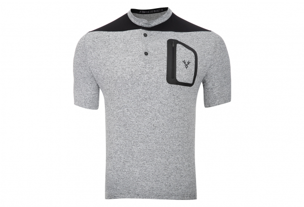 Jersey Gris De Corte Recto Y Manga Corta Parpaillon De LeBram 5 Jersey Gris De Corte Recto Y Manga Corta Parpaillon De LeBram - Imagen 3