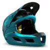 Casco Integral Met Parachute MCR Mips Con Mentonera Extraíble Matte Petrol Blue 2021