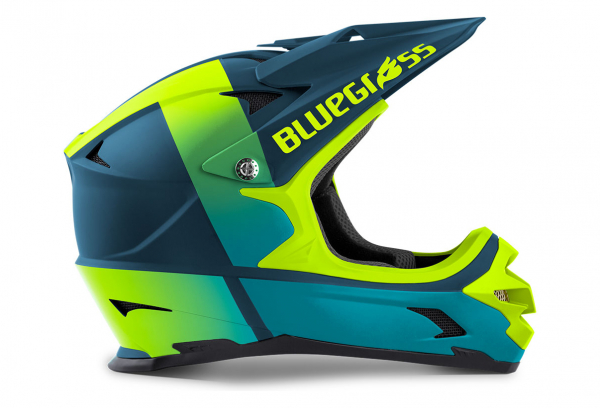 Casco Integral Bluegrass Intox Bleu / Jaune 4 Casco Integral Bluegrass Intox Bleu / Jaune - Imagen 2