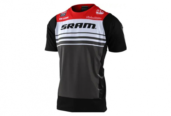 Maillot De Manga Corta Troy Lee Designs Skyline Sram Rojo / Negro 3 Maillot De Manga Corta Troy Lee Designs Skyline Sram Rojo / Negro
