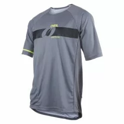 Maillot Mangas Cortas O'Neal PIN ITV.22 Gris / Amarillo