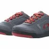 Par De Zapatillas MTB O'Neal PINNED FLAT Pedal V.22 Gris / Rojo