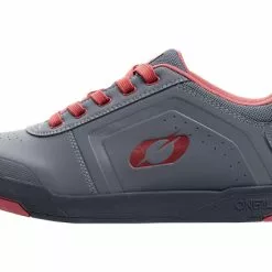 Par De Zapatillas MTB O'Neal PINNED FLAT Pedal V.22 Gris / Rojo -Cascos barato 2118321611d0a51483131.03223999