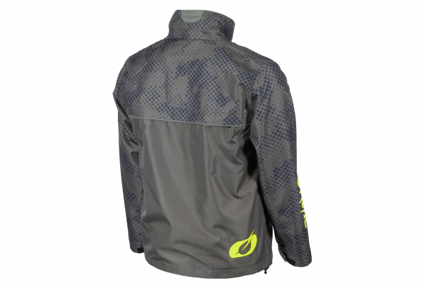 Chaqueta Impermeable O'Neal SHORE Rain V.22 Gris / Amarillo 4 Chaqueta Impermeable O'Neal SHORE Rain V.22 Gris / Amarillo - Imagen 2