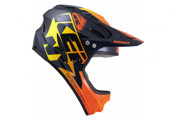 Casco Integral Kenny Down Hill 2022 Graphic Orange 4 Casco Integral Kenny Down Hill 2022 Graphic Orange - Imagen 2