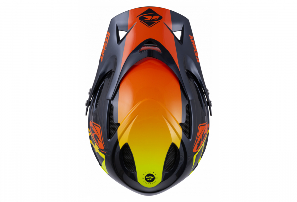 Casco Integral Kenny Down Hill 2022 Graphic Orange 5 Casco Integral Kenny Down Hill 2022 Graphic Orange - Imagen 3