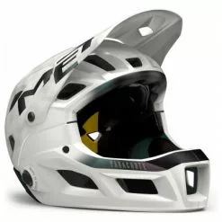 Casco Con Mentonera Extraíble MET Parachute MCR Mips Matte White 2022