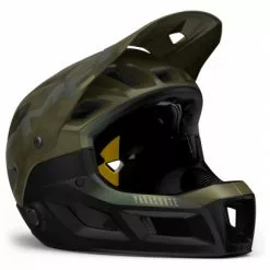 Casco MET Parachute MCR Mips Con Mentonera Extraíble Verde Mate 2022