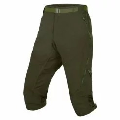 Pantalones Cortos Hummvee II Con Calzoncillos Endura Verde Oscuro