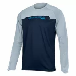 Camiseta De Manga Larga Endura MT500 Burner Azul Tinta