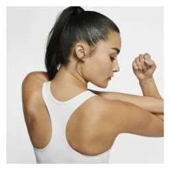 Sujetador Deportivo Nike Swoosh Blanco Mujer -Cascos barato 218510961bb2704aecf92.76384527