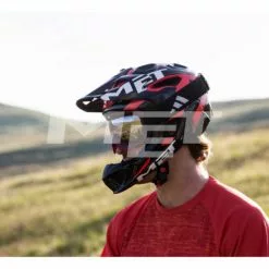 Casco Integral Met Parachute Noir / Rouge -Cascos barato 58d3d2794e3f0