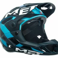 Casco Integral Met Parachute Bleu